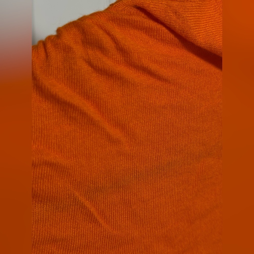 Zara Vibrant Orange Long Sleeve Top - Picture 2 of 3
